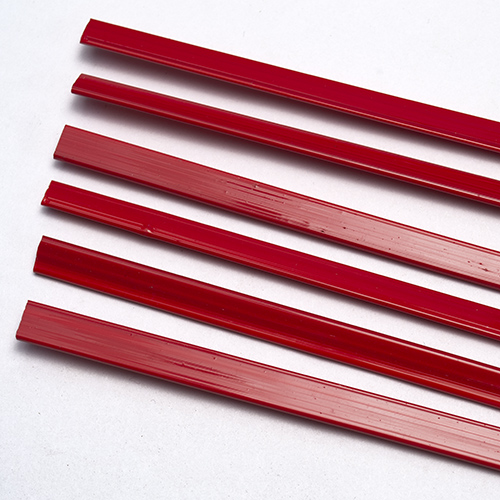 Red Transparent Ribbon 6 Glass
